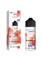 Red Apple Ice Hayati Pro Max E-Liquid 100ml – no nicotine vape juice with rich flavor and smooth 50/50 VG PG blend